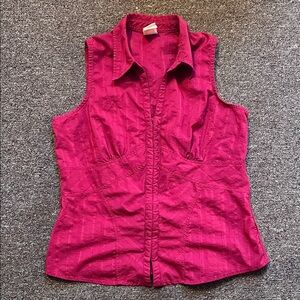 Sleeveless Pink Women's Top